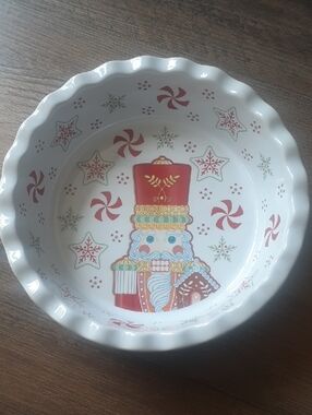 Holiday Nutcracker Ceramic Dish